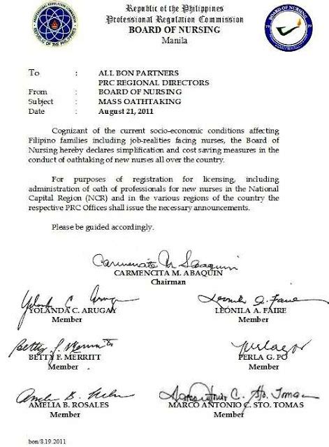July 2011 Nurse Licensure Examination results released in thirty .
